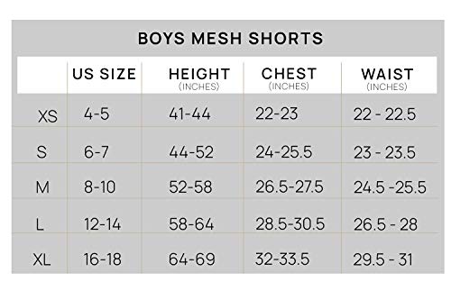 Big Boys Youth Clothing Knit Mesh Active Shorts, Set of 5 Big Boys Youth Clothing Knit Mesh Active Shorts, Set of 5